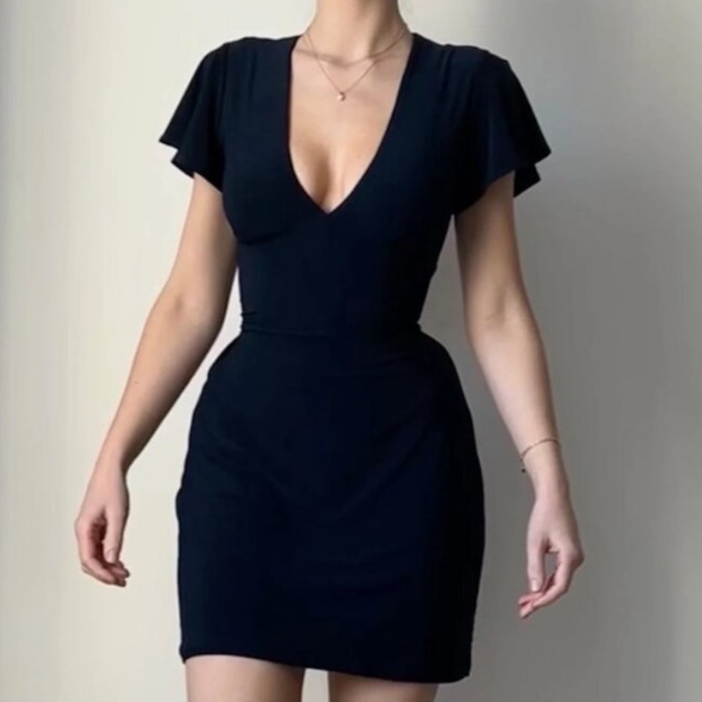 AYM Black Mini Dress